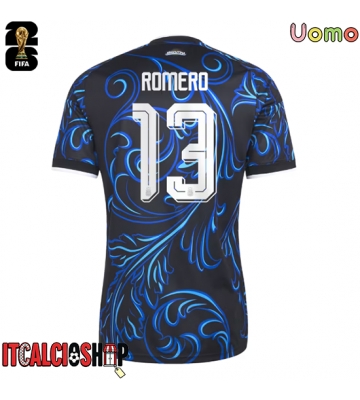 Argentina Cristian Romero #13 Seconda Maglia Mondiali 2026 Manica Corta